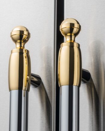 Bertazzoni Dekorationssæt Til Køleskab Opvaskemaskine Messing