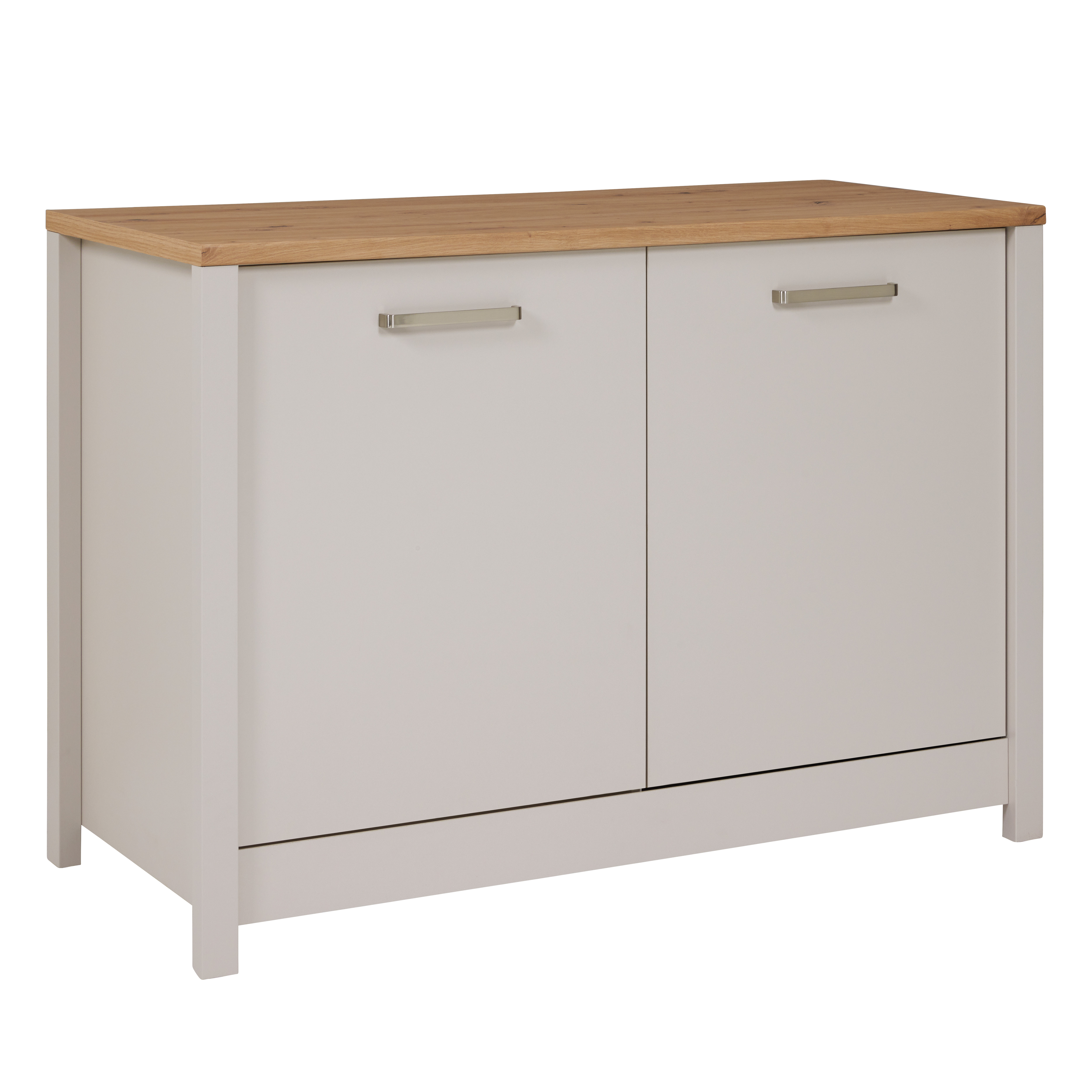 Nordic Living Collection Sardegna Køkkenskab Til Vask Opvaskemaskine Låger Hylde Natur Artisan Egefinish Kashmir Melamin